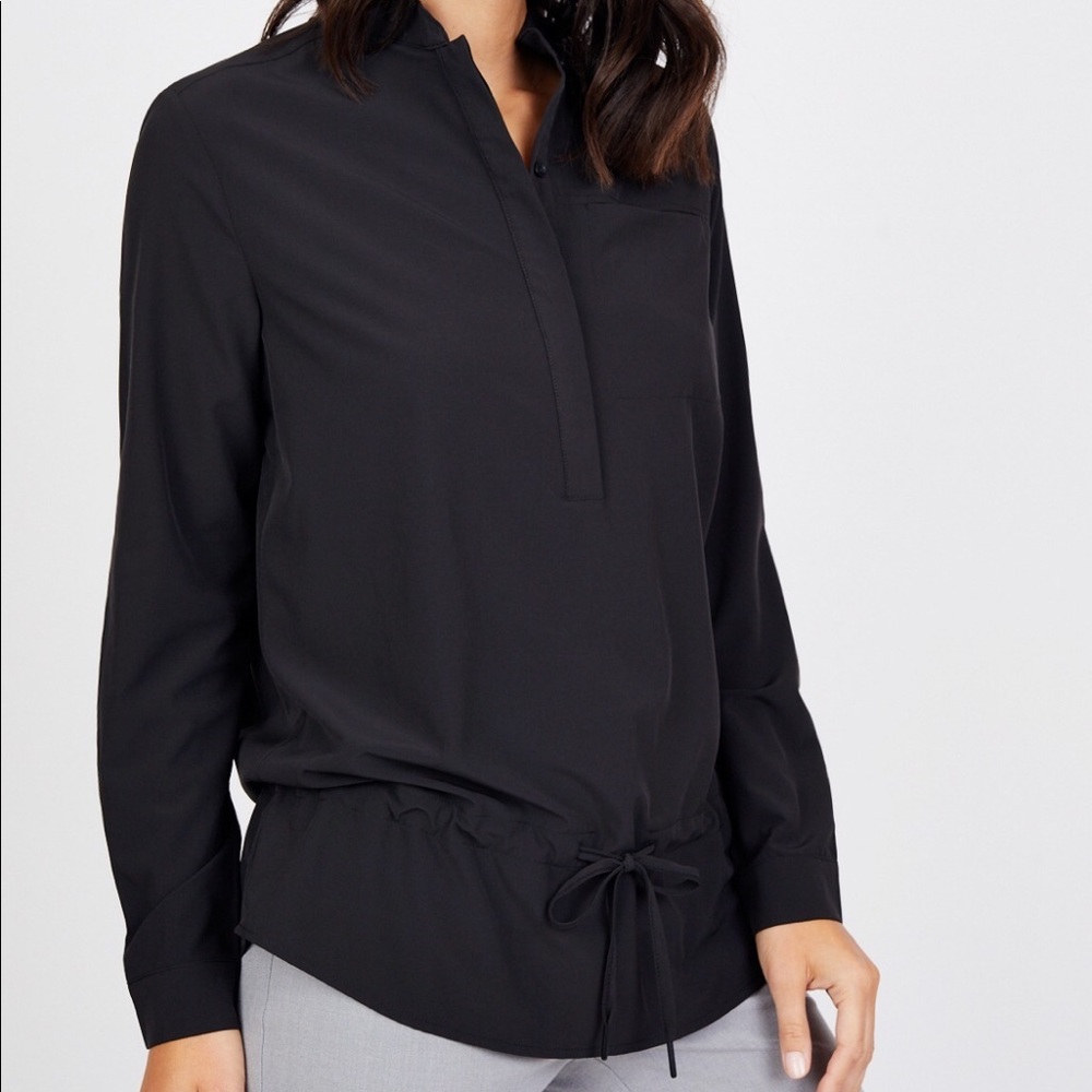 NIIA gathered waist top